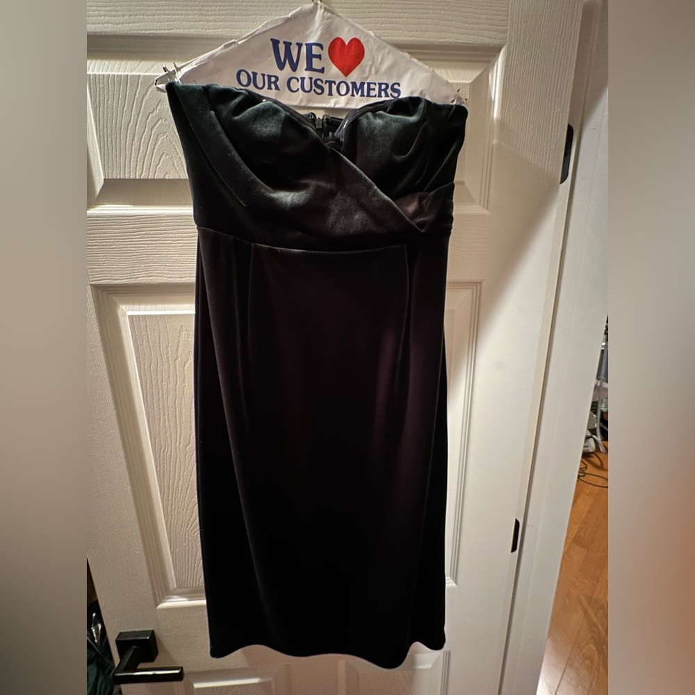 Velvet cocktail dress